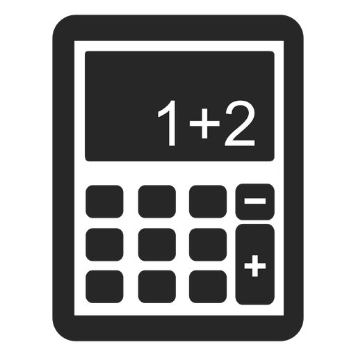 Ícone de calculadora Desenho PNG