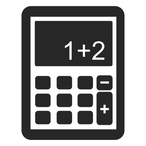 Icono de calculadora Diseño PNG