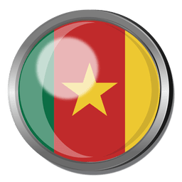 Insignia de la bandera de Camerún Diseño PNG