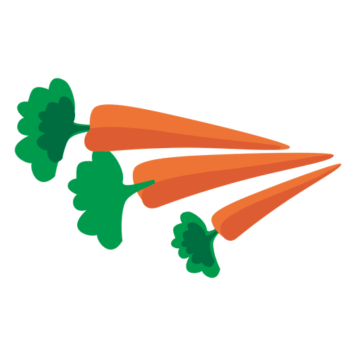 Carrot cartoon PNG Design