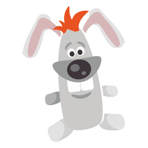 Cartoon rabbit PNG Design