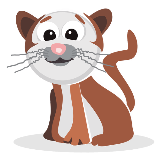Dibujos animados de gato Diseño PNG