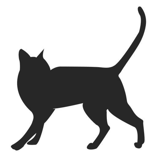 Gato correndo Desenho PNG