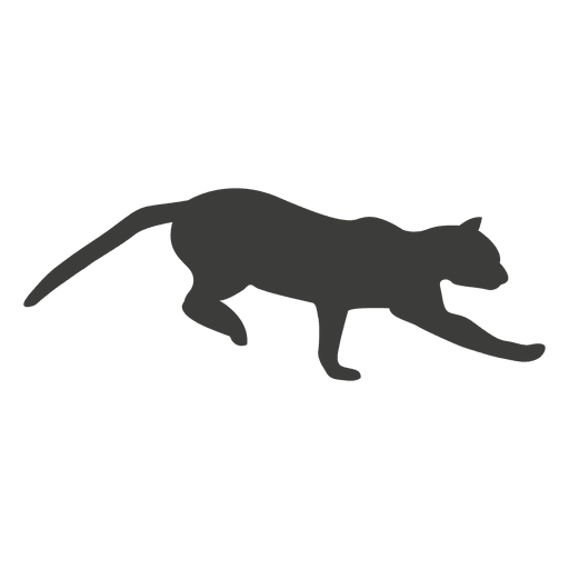 Cat running sequence 7 - Transparent PNG & SVG vector file