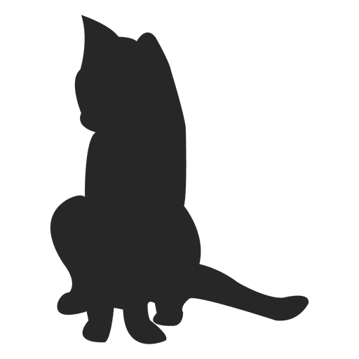 Gato sentado 2 Desenho PNG