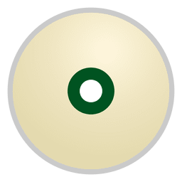 Disco cd en blanco Diseño PNG