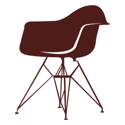 Charles i ray eames silla 1949 Diseño PNG