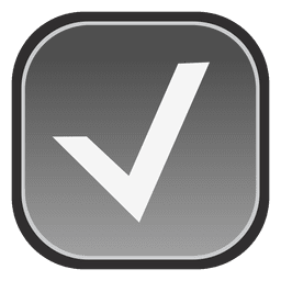 Checked icon button PNG Design