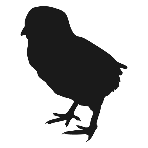 Small chicken silhouette Transparent PNG SVG vector