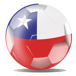 Futebol bandeira chilena Desenho PNG