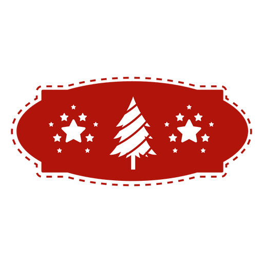 Etiqueta de Navidad 9 Diseño PNG