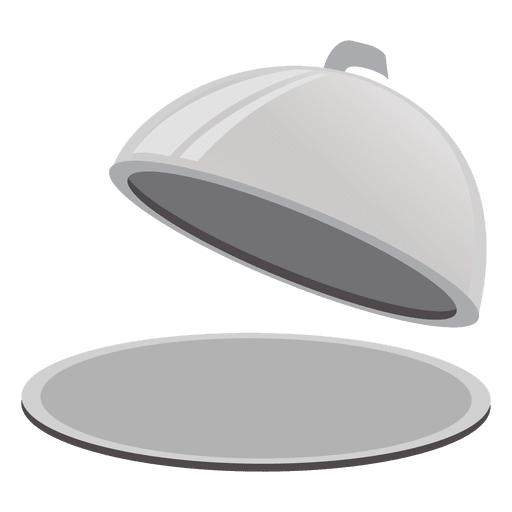 Cloche servindo prato Desenho PNG