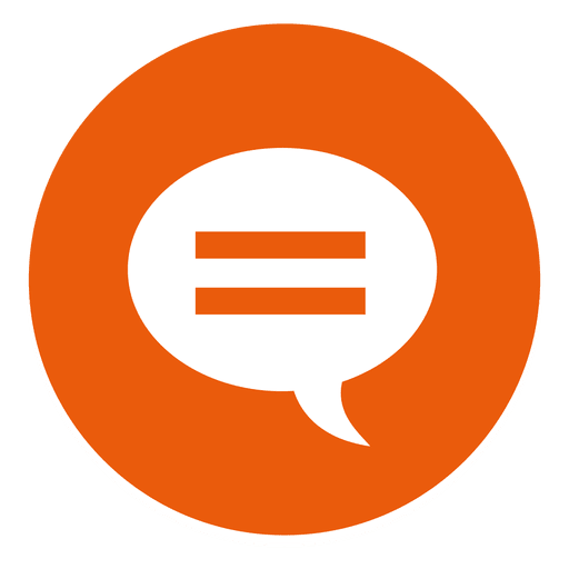 Cloud chat round icon 1 PNG Design