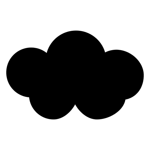 Wolkensymbol PNG-Design