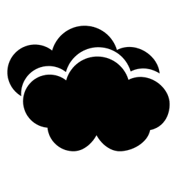 Cloudy icon PNG Design