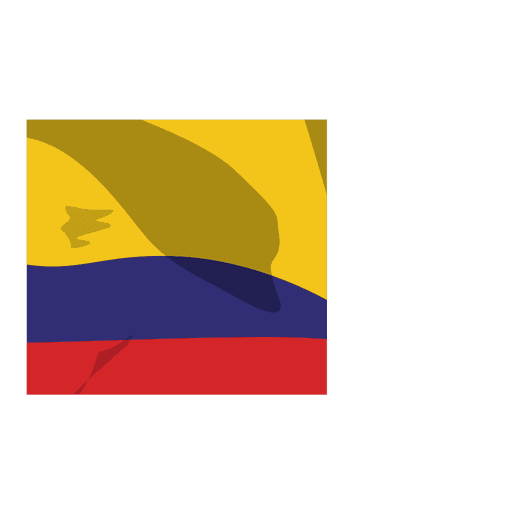 Kolumbien Flagge Cartoon PNG-Design