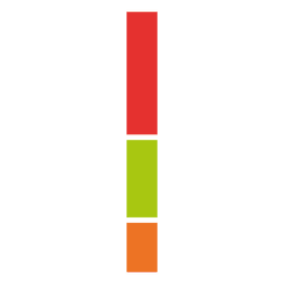 Colorful bars infograph 8 PNG Design