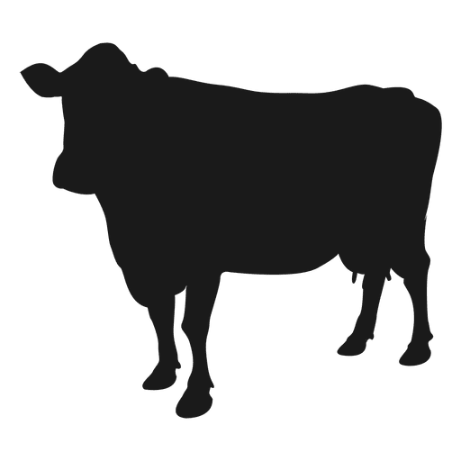 Cow silhouette PNG Design