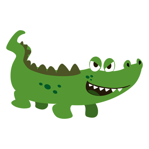 Crocodile cartoon PNG Design