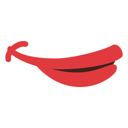 Lábios vermelhos fofos Desenho PNG