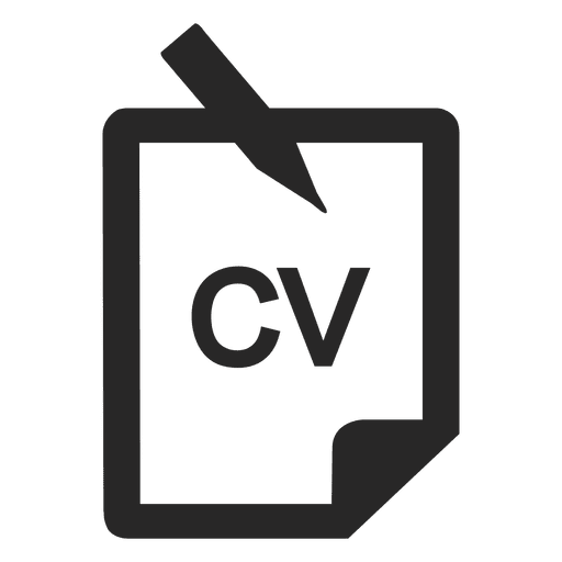 Cv icon PNG Design