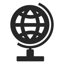 Ícone de mesa globo Desenho PNG
