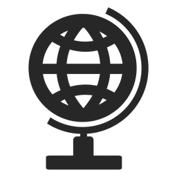 Globe Desk Icon PNG Design Transparent PNG