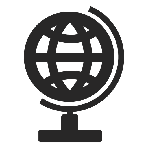 Globus-Schreibtisch-Symbol PNG-Design