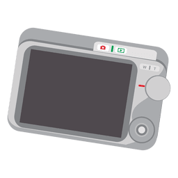 Digitalkamerabildschirm PNG-Design