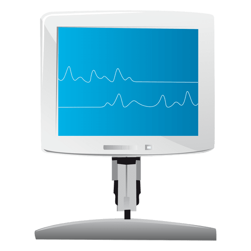 Display monitor icon PNG Design