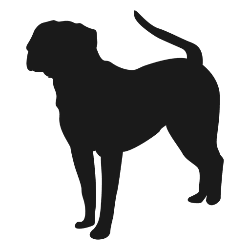 Silhueta de cachorro 11 Desenho PNG
