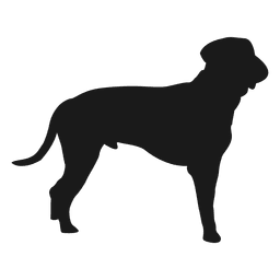 Dog silhouette transparent PNG or SVG to Download