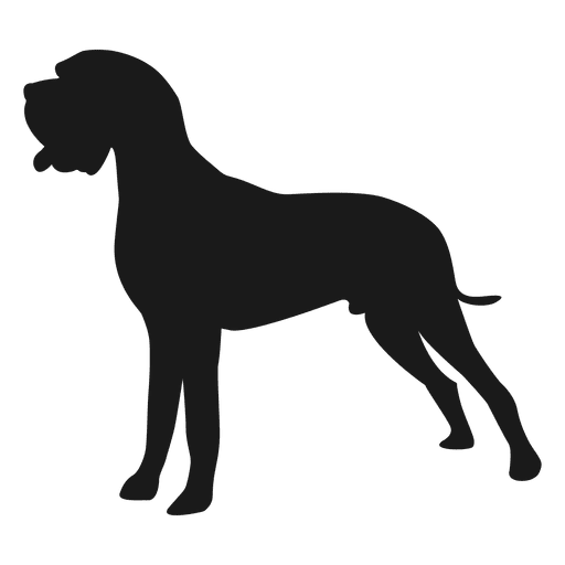 Hundesilhouette 7 PNG-Design