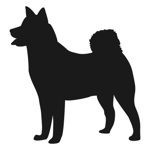 Dog silhouette 8