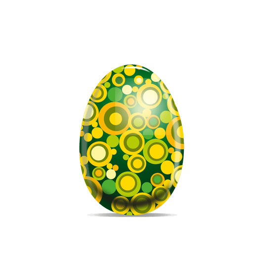 Dotted pattern easter egg PNG Design