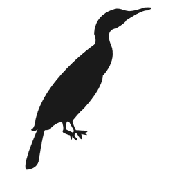 Silueta de pato Diseño PNG