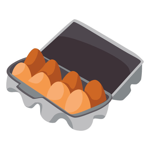 Egg basket PNG Design