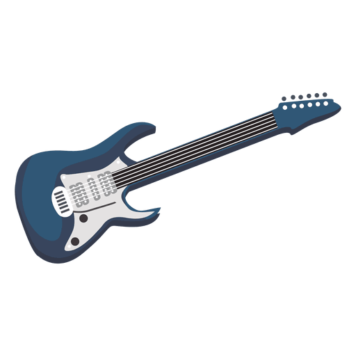 Elektrische Gitarre PNG-Design