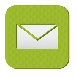 Email rubber icon PNG Design