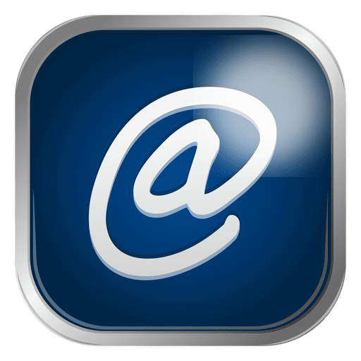 Icono cuadrado de correo electrónico 7 Diseño PNG