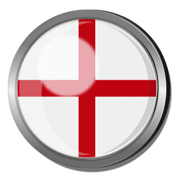 Emblema da bandeira de Inglaterra Desenho PNG