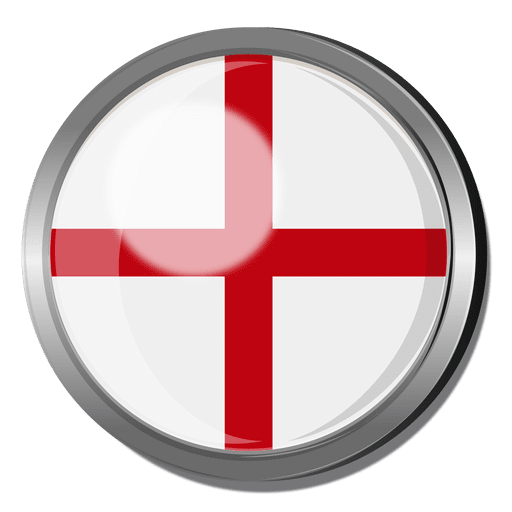 Insignia de la bandera de Inglaterra Diseño PNG