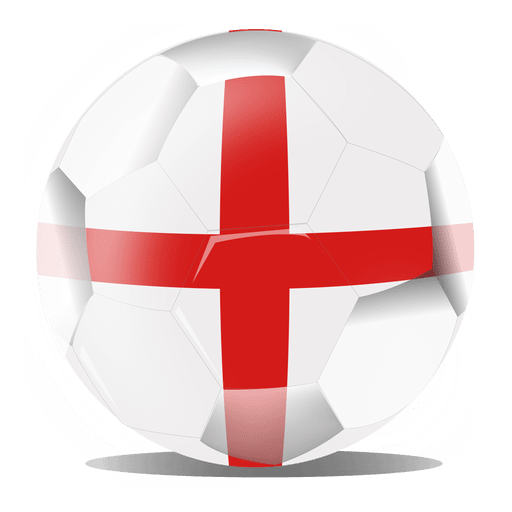 England Flagge Fußball PNG-Design