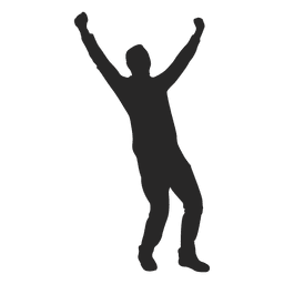 Executive celebrating success 1 PNG Design