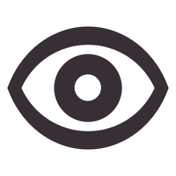 Icono de ojo Diseño PNG