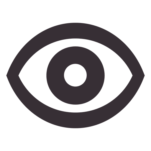 Ícone de olho Desenho PNG