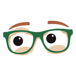 Auge mit Glas PNG-Design