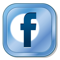 Botón metálico de Facebook Transparent PNG
