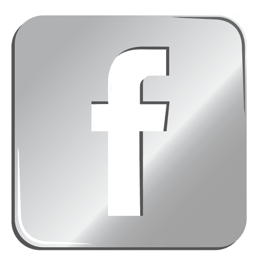 Facebook Silver Icon Transparent Png Svg Vector File