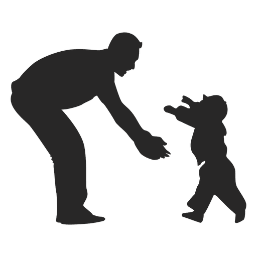 Father playing with child